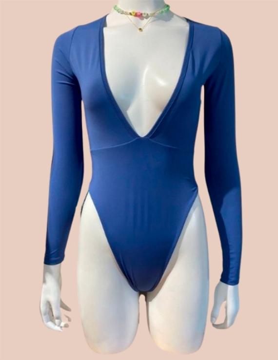 Bikini Manga Larga Semihilo - Rosana