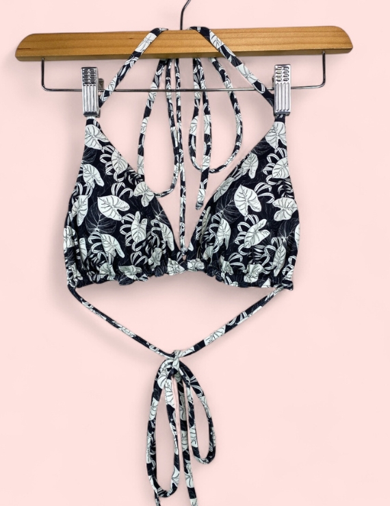 Top Triangular con Amarre en Espalda Monstera - Lima