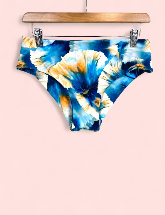 Traje de Baño Cobertura Básica Estampado - Ava