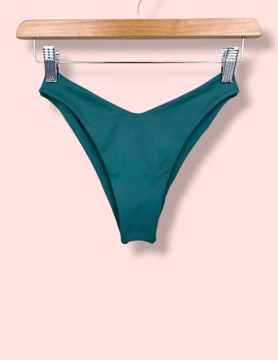 Bikini Bottom Costados Delgados Posy Green - Gio